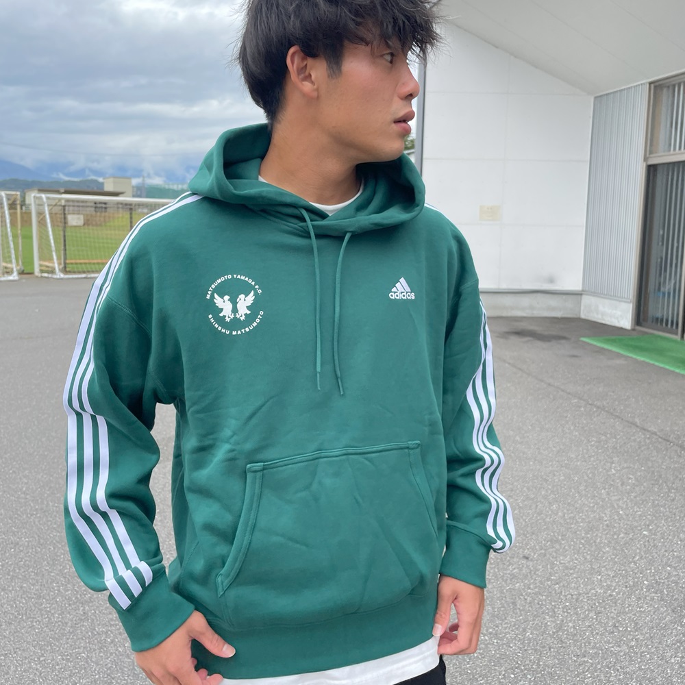 松本山雅 × adidas パーカー (緑/雷鳥CIRCLE)